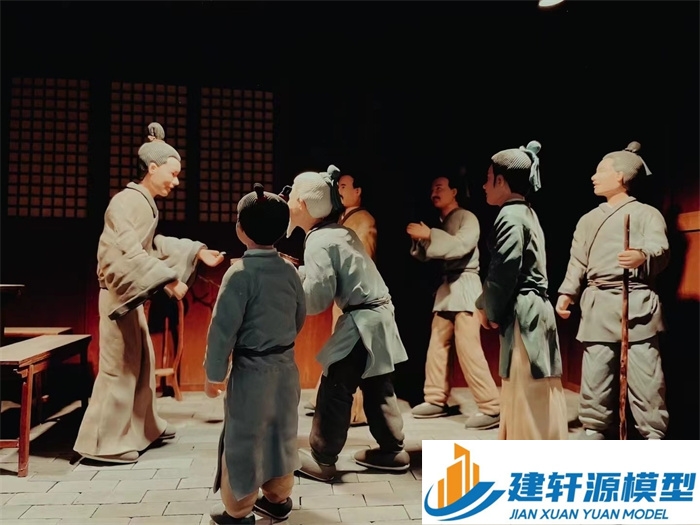 潢川喻侃压粮饷军场景