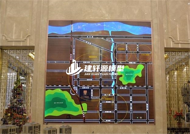 潢川区域壁挂模型