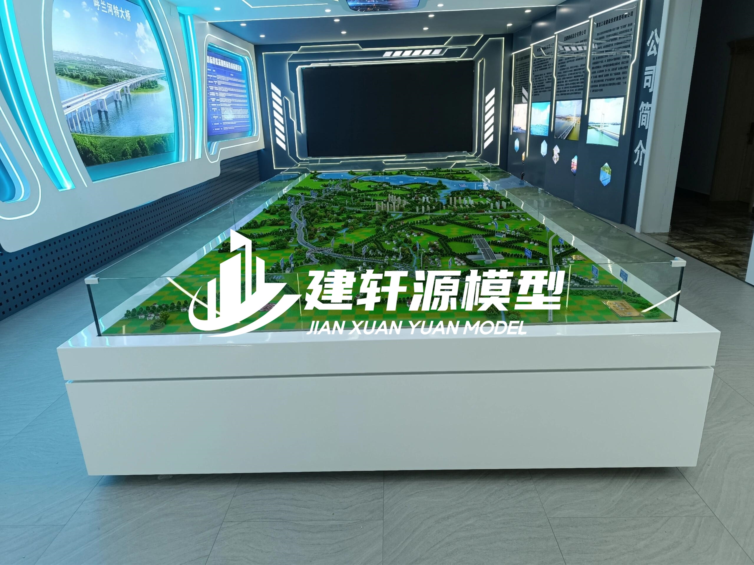 潢川高架桥道路模型设计
